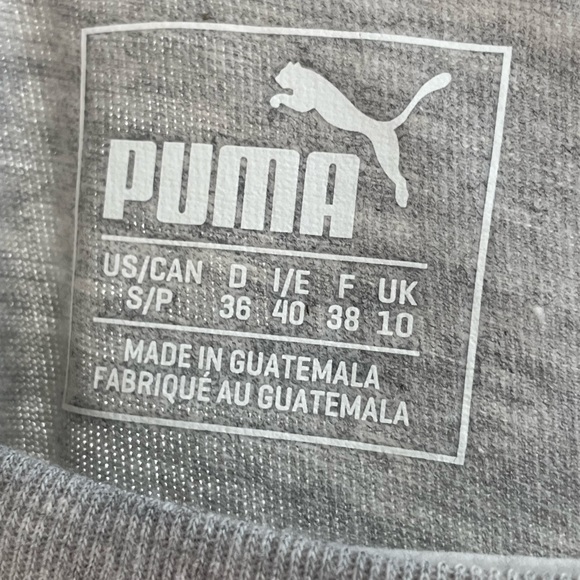 Puma szS Ladies Grey T-Shirt with Silver & Pink Logo on front - Picture 6 of 10